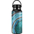 Turquoise Watercolor Geode Hydro Flask 32oz Wide Mouth Skin